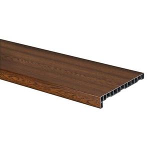 Parapet wewnętrzny PVC 25 x 126 cm złoty dąb Plasti King