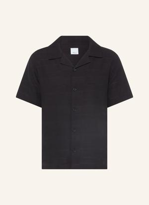 Paul Wzorzysta Koszula Comfort Fit schwarz