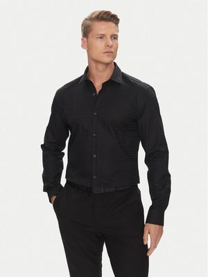 HUGO Koszula Kenno 50544934 Czarny Slim Fit