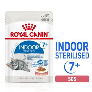 ROYAL CANIN Indoor 7+ Sterilised w sosie 12x85 g