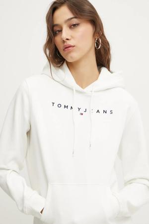 Tommy Jeans bluza z kapturem damska bawełniana z elastanem
