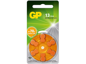 Bateria guzikowa do aparatów słuchowych GP ZA13/PR48 6szt.