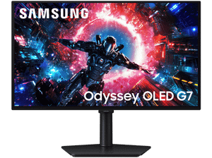 Monitor SAMSUNG Odyssey OLED G7 LS27HG702SUXEN 27 UHD 4K 0.03ms 165Hz FreeSync Premium Pro G-Sync Czarny