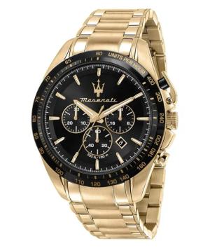 ZEGAREK MĘSKI MASERATI TRAGUARDO R8873612041 ZŁOTY ORYGINALNY + PUDEŁKO