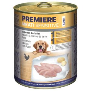PREMIERE Meati Sensitive mokra karma dla psa, Adult, Kurczak z ziemniakami 24x800 g