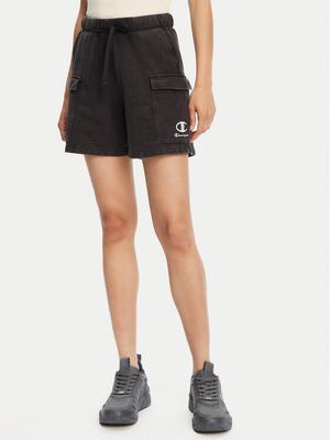 Champion Szorty sportowe 118024 Czarny Standard Fit