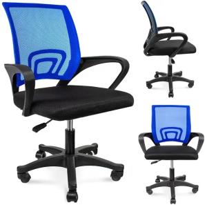 KRZESŁO biurkowe na kółkach OBROTOWE do biurka fotel SMART biurowy JUMI