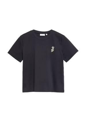 T-shirt z ozdobnymi kamykami