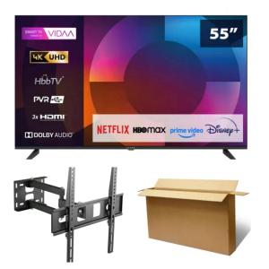 Telewizor Kiano Elegance 55 cali 4K UHD Smart TV VIDAA 3xHDMI DVB-T2/S2