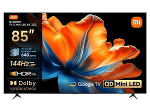 Telewizor QD-Mini LED XIAOMI TV S Mini 85 2026 85" 4K 144Hz Google FreeSync Premium Grafitowy