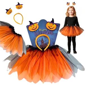 Strój DYNIA Spódniczka Opaska KOSTIUM UNIWERSALNY Halloween