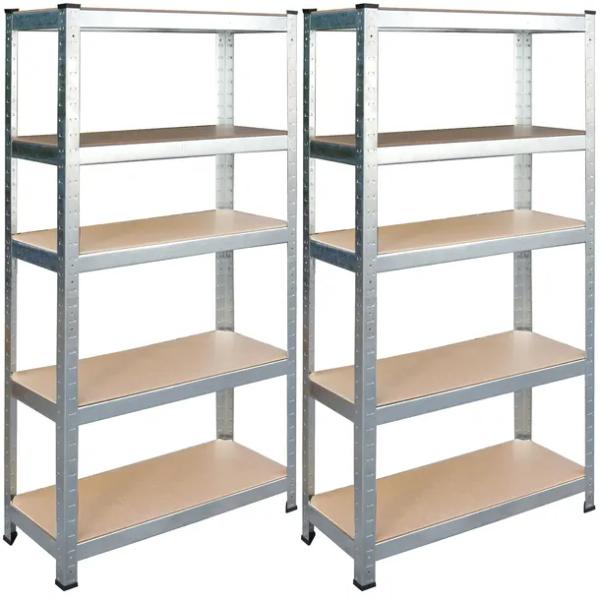 ZESTAW 2X REGAŁ MAGAZYNOWY 2w1 METALOWY DO GARAŻU 875kg 180x90x40cm HUMBERG