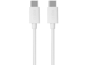 Kabel USB typ C SBS TECABLETCC6015WGRS 1,5W, 60W Biały