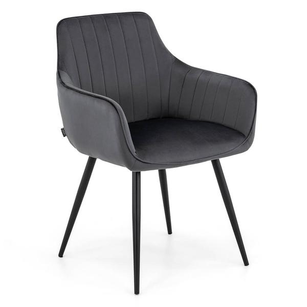 Krzesło tapicerowane DC-0084-2 szare | OUTLET