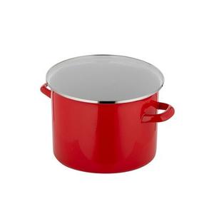 Garnek emaliowany prosty gładki bez pokrywki 16 cm 2,1 l