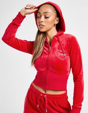 Juicy Couture Bluza Rozpinana Z Kapturem Diamente