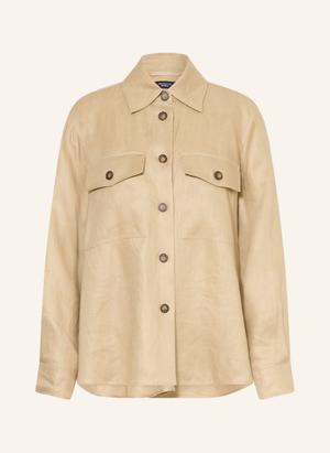 Weekend Max Mara Bluzka Pomposa Z Lnu beige
