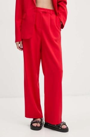 Never Fully Dressed spodnie Red Sundazed Roamance arden Trousers