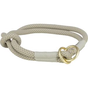 Trixie Obroża zaciskowa Soft Rope beżowy M