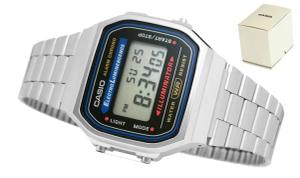 ZEGAREK MĘSKI CASIO RETRO VINTAGE A168WA-1YES + BOX