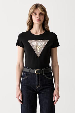 Guess T-shirt damski bawełniany z elastanem
