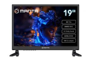 Telewizor Manta MATV001LHN19 19" HD hotel biwak kamper 12V DVB-T2 LED