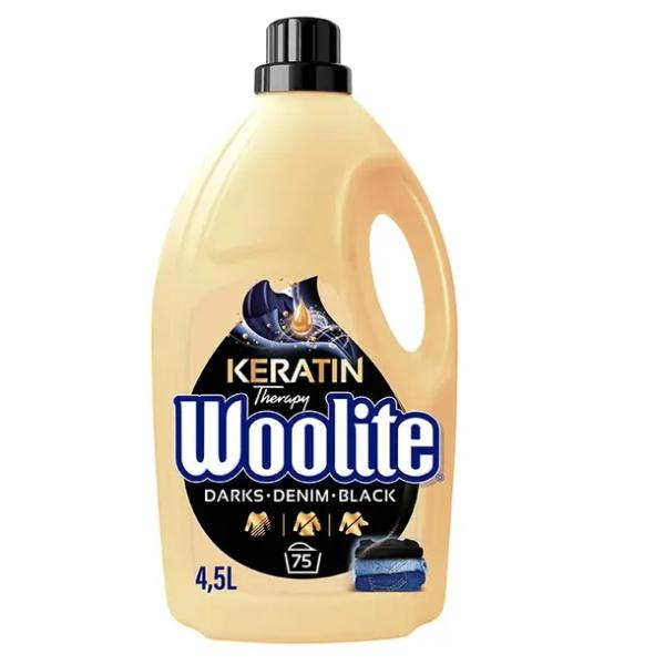 Woolite Dark płyn do prania do czarnych ubrań z keratyną 4,5 L/ 75 prań