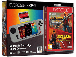 Konsola przenośna EVERCADE EXP-R + Duke Nukem Collection 1 Szary