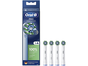 Końcówki do szczoteczki ORAL-B EB50RX-4 CrossAction Biały 4 szt.