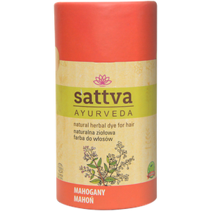 Sattva Naturalna Henna - Ziołowa Farba do Włosów Mahoń 150g