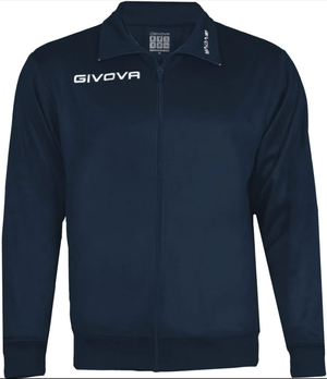 GIVOVA bluza sportowa męska treningowa na zamek MA022 niebieska (S)