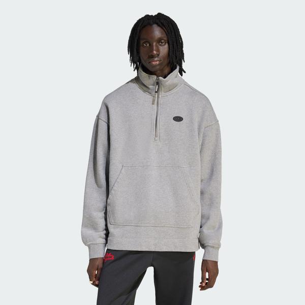 BLUZA 90s ALTERNATIVE SPORT HALF ZIP GRAPHIC FLEECE