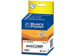 Tusz BLACK POINT BPBLC1240Y Zamiennik do Brother LC1240Y