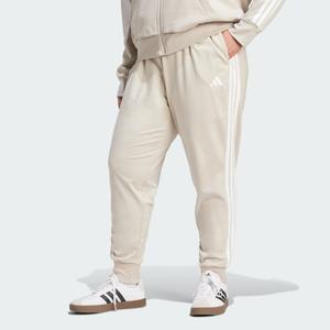 SPODNIE DRESOWE ESSENTIALS 3-STRIPES (DLA SYLWETEK PLUS SIZE)