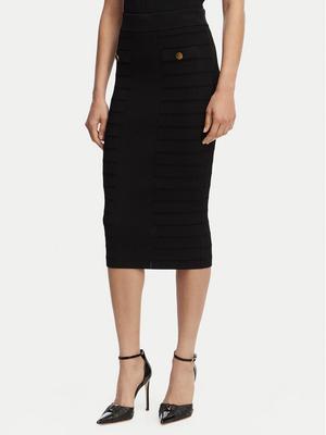 Guess Spódnica ołówkowa W5YD66 Z0130 Czarny Slim Fit