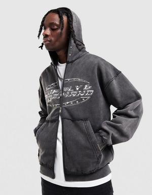 Supply&demand Bluza Rozpinana Z Kapturem Tuscan