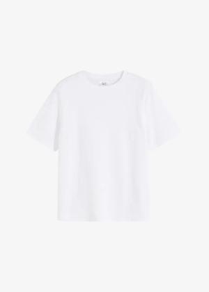 T-shirt z grubej bawełny organicznej