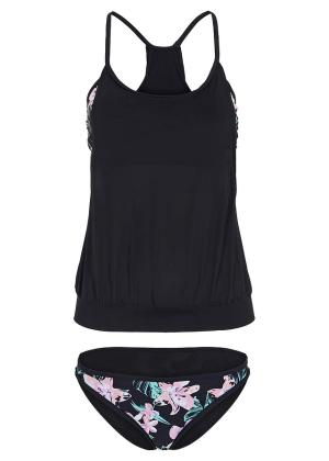Tankini oversize (2 części) z efektem warstw