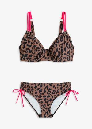 Bikini na fiszbinach z troczkami (komplet 2-cz.)