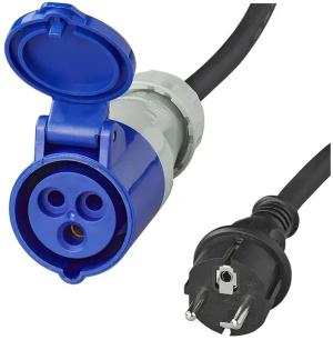 ADAPTER PRZEJSCIÓWKA CEE GNIAZDO WTYCZKA 230V 150cm DO ŁADOWANIA KAMPER
