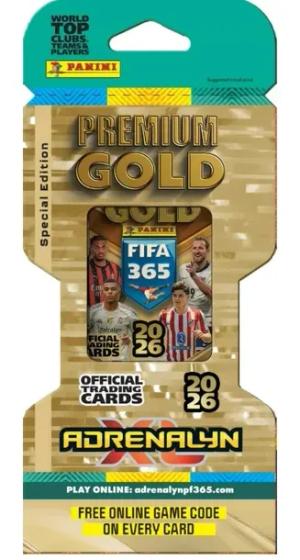 PANINI FIFA 365 2026 BLISTER GOLD Saszetka ZŁOTA Limited Premium