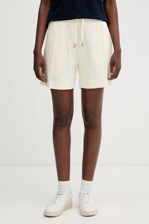 U.S. Polo Assn. szorty dresowe damskie bawełniane z elastanem Pintuck Tipped Sweat