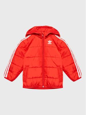 adidas Kurtka puchowa adicolor HK7452 Czerwony Regular Fit