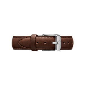 Daniel Wellington DW Strap Leather Bristol 12mm Silver