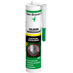 Silikon uniwersalny 1001 biały 300 ml