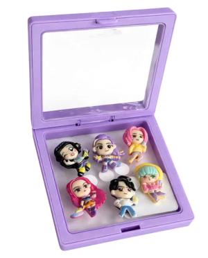Samoprzylepne figurki Kpop Demon Hunters – 6 szt ozdoby na telefon notes