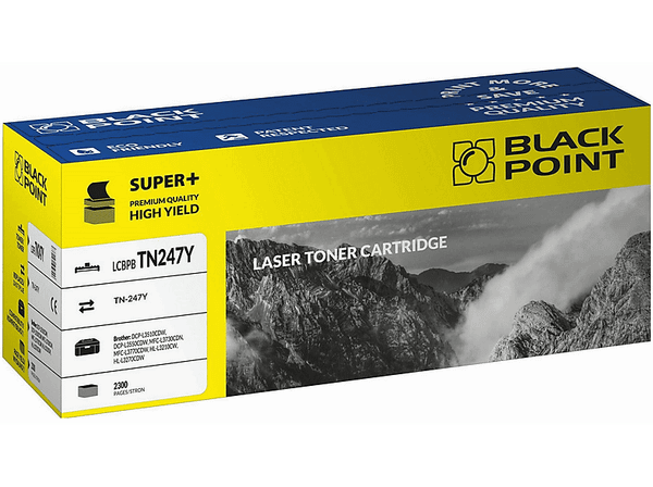 OUTLET - Kaseta z tonerem BLACK POINT LCBPBTN247Y Zamiennik Brother TN-247Y
