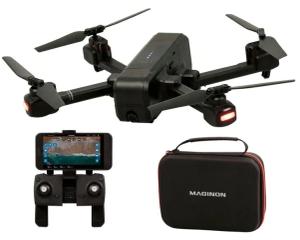 Dron Maginon QC-90SE Kamera FULL HD GPS Wifi PODGLĄD NA ŻYWO 1500mAh ZAWIS