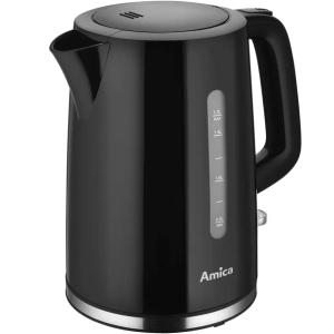 CZAJNIK ELEKTRYCZNY AMICA KF1014 2200W 1.7L BEZPRZEWODOWY CZARNY DUZY MOCNY