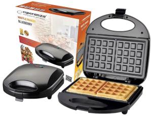 GOFROWNICA 2 DUŻE CHRUPIĄCE GOFRY OPIEKACZ DO GOFRÓW WAFLOWNICA ESPERANZA